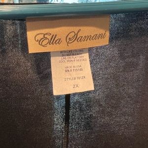 Long black evening dress